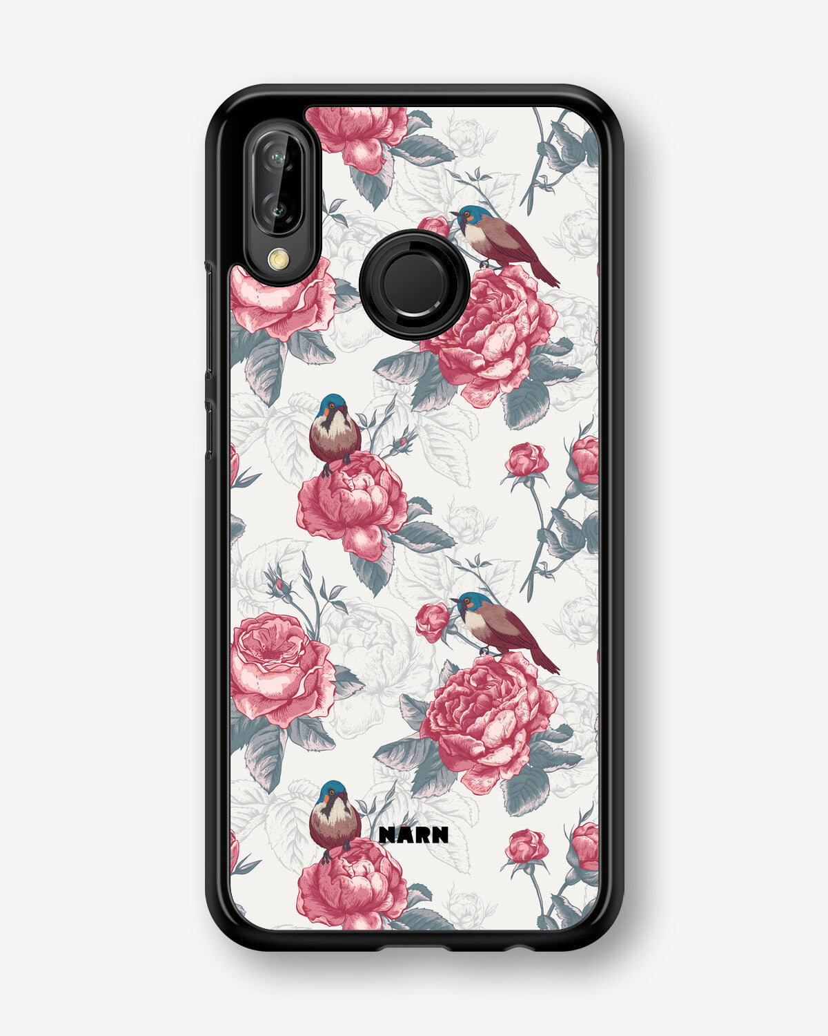 Huawei P20 Lite Hard Case – Birds Among Roses - View 1
