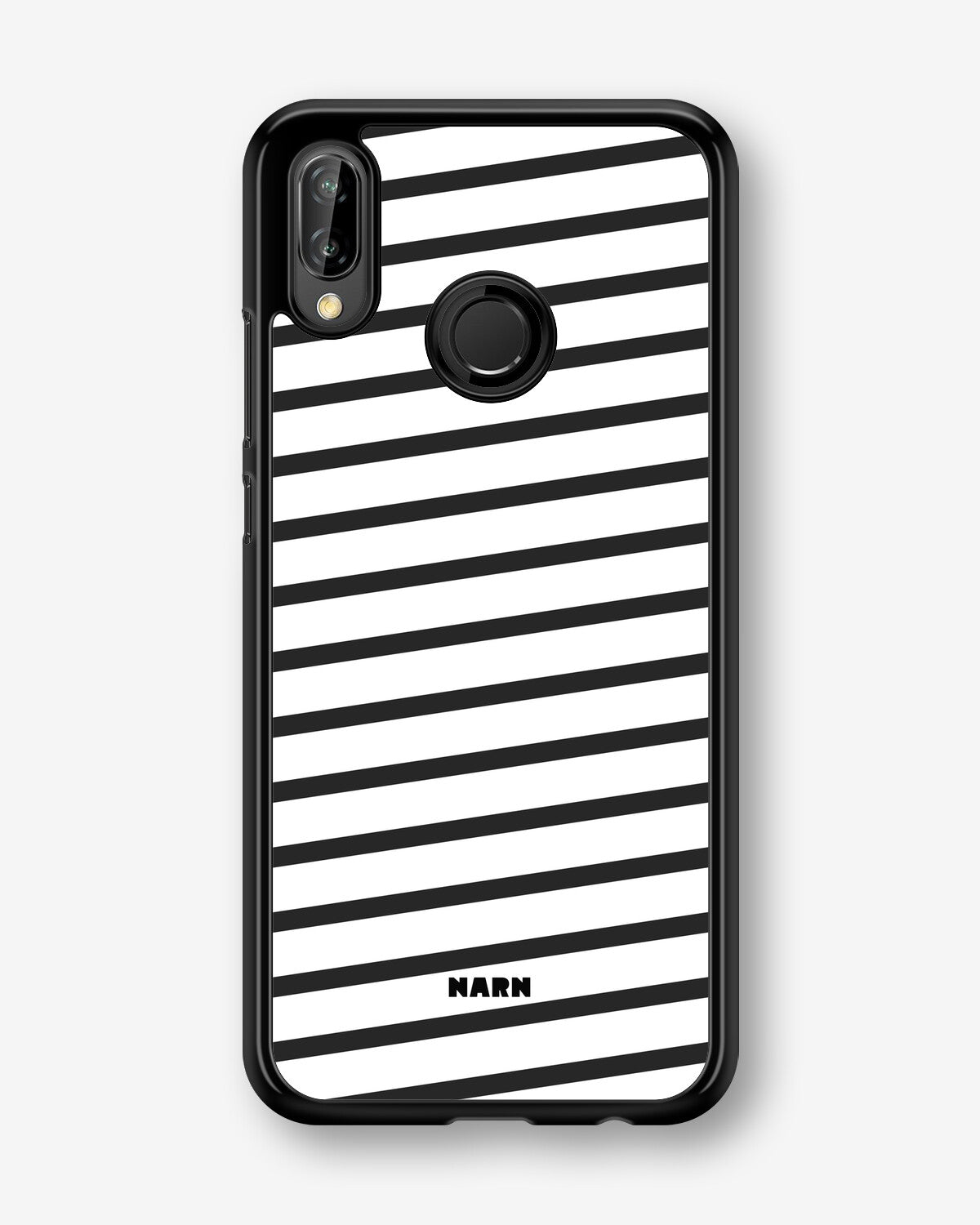 Huawei P20 Lite Hard Case – Black Stripes - View 1