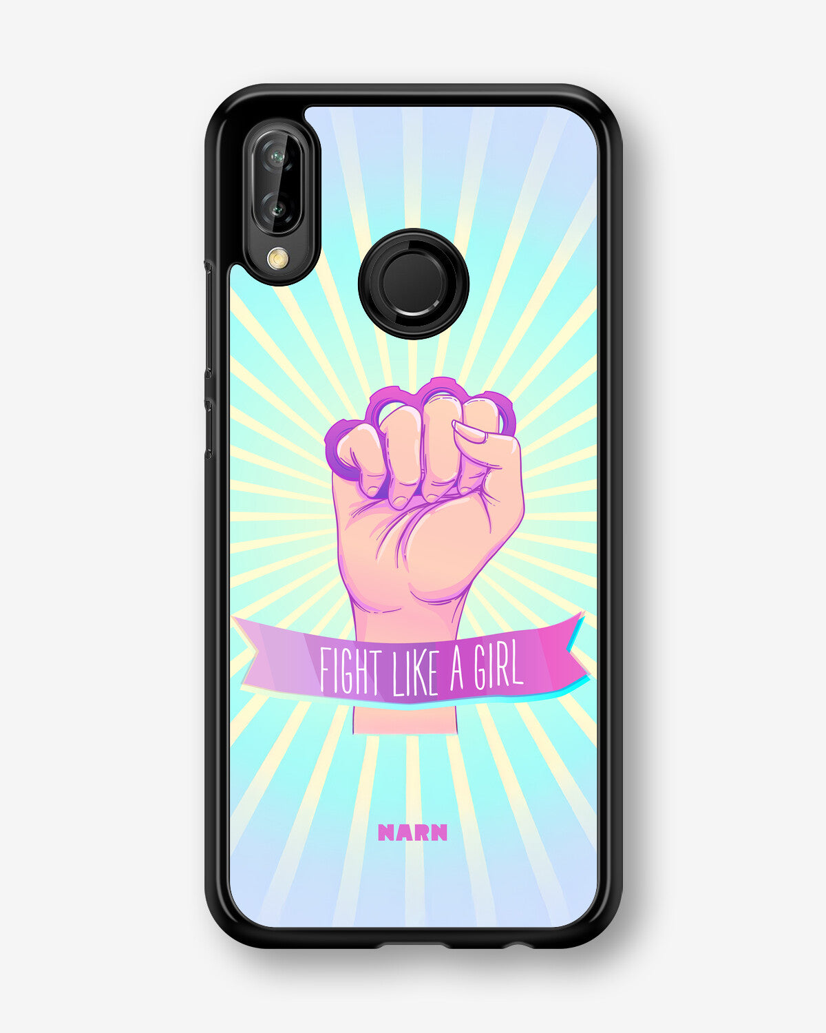 Huawei P20 Lite Hard Case – Fight Like A Girl - View 1