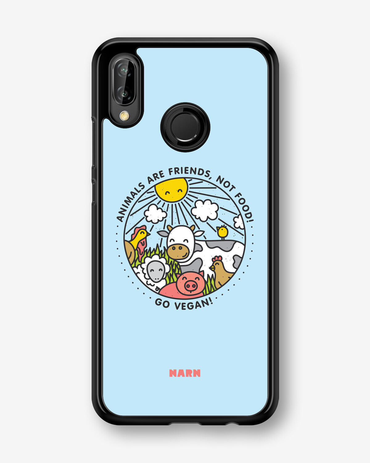 Huawei P20 Lite Hard Case – Friends, Not Food - View 1