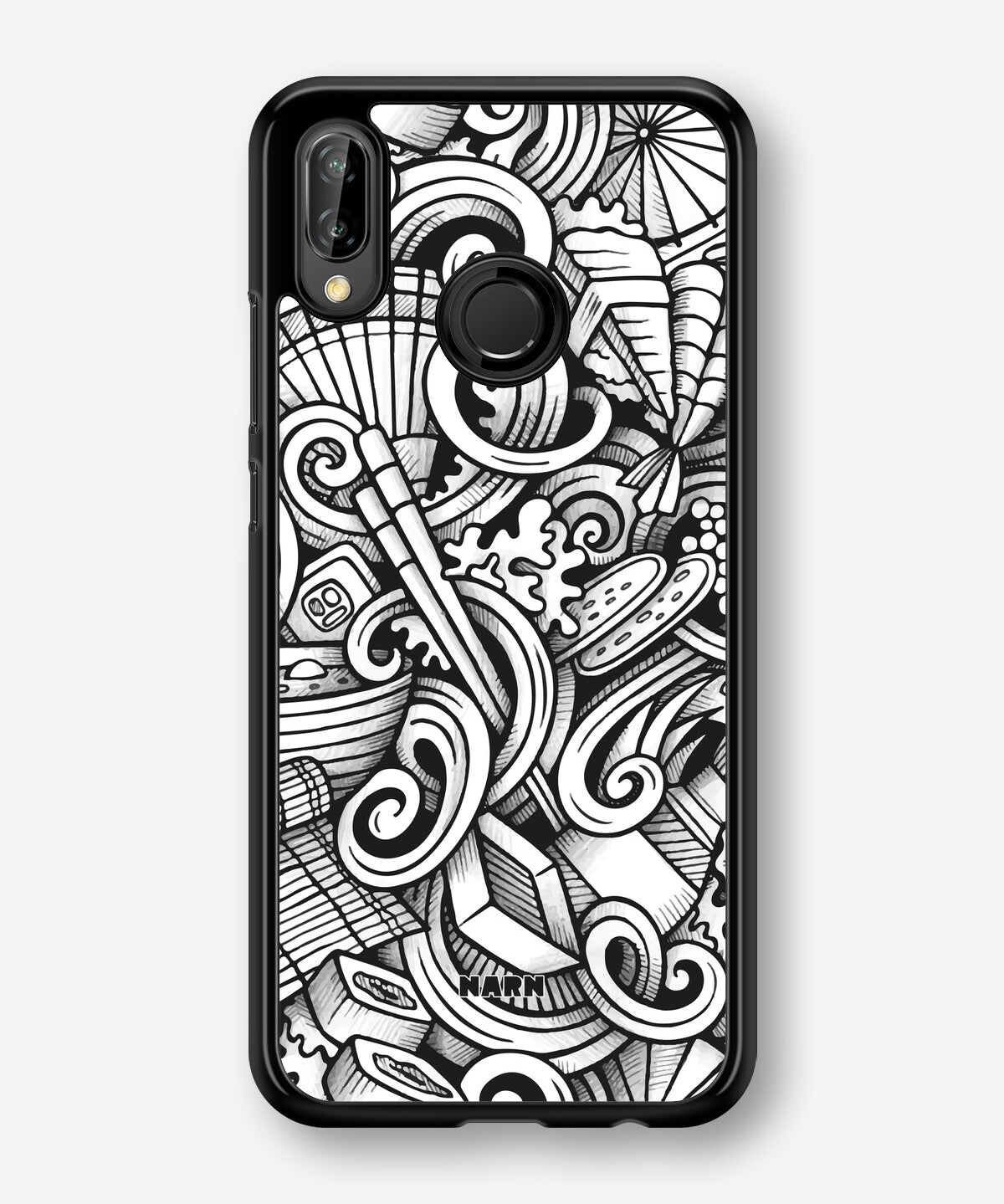 Huawei P20 Lite Hard Case – Japanese Pattern - View 1