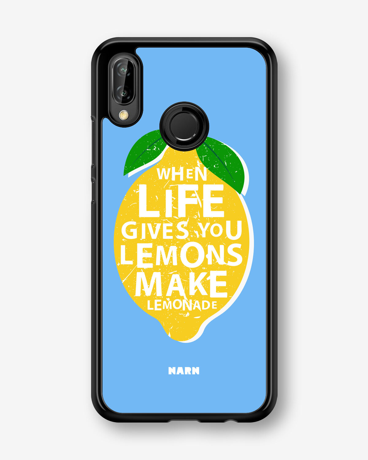 Huawei P20 Lite Hard Case – Lemon Quote - View 1