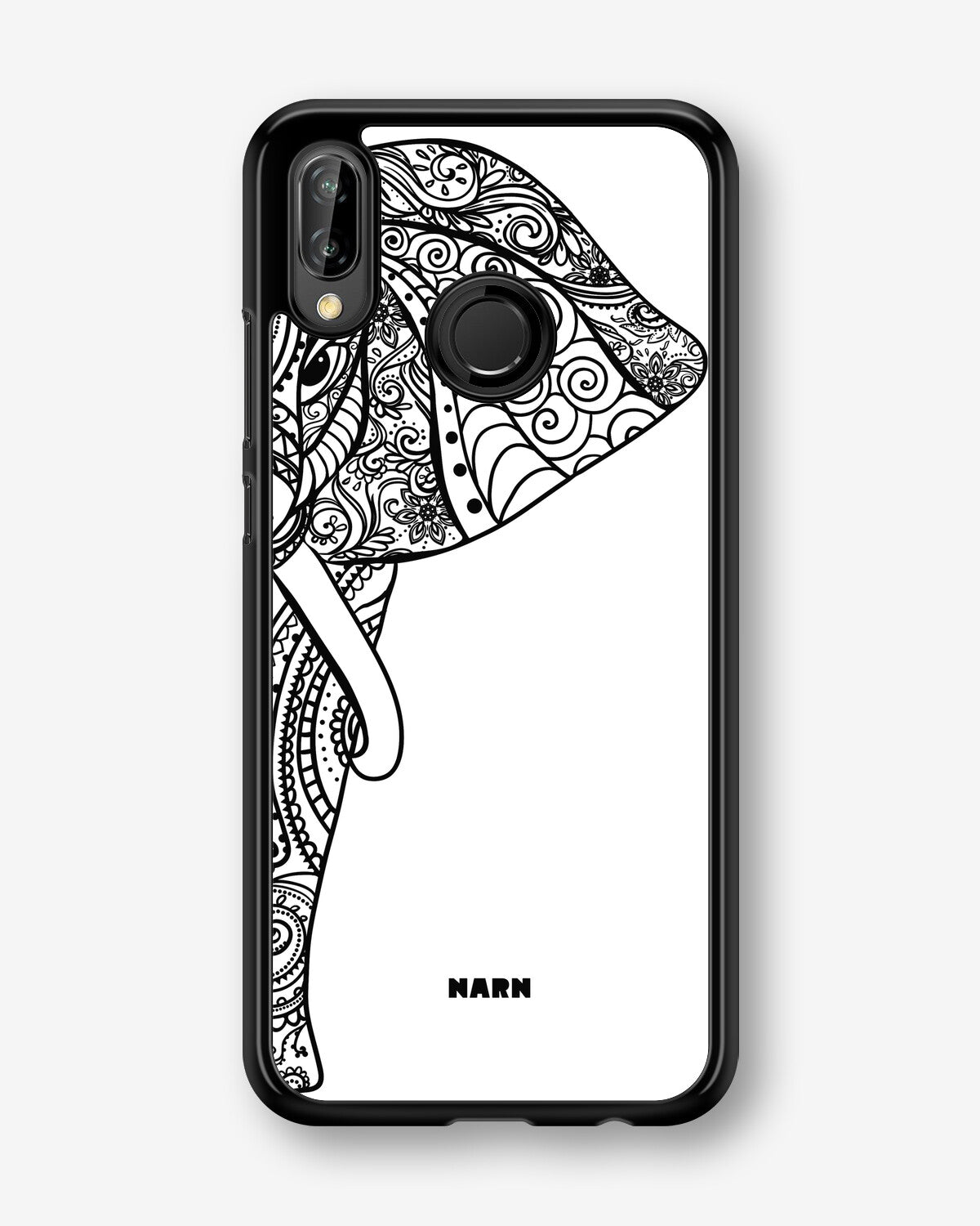 Huawei P20 Lite Hard Case – Mandala Elephant - View 1