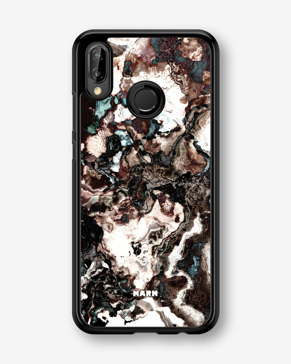 Huawei P20 Lite Hard Case – Marble Brown - View 1