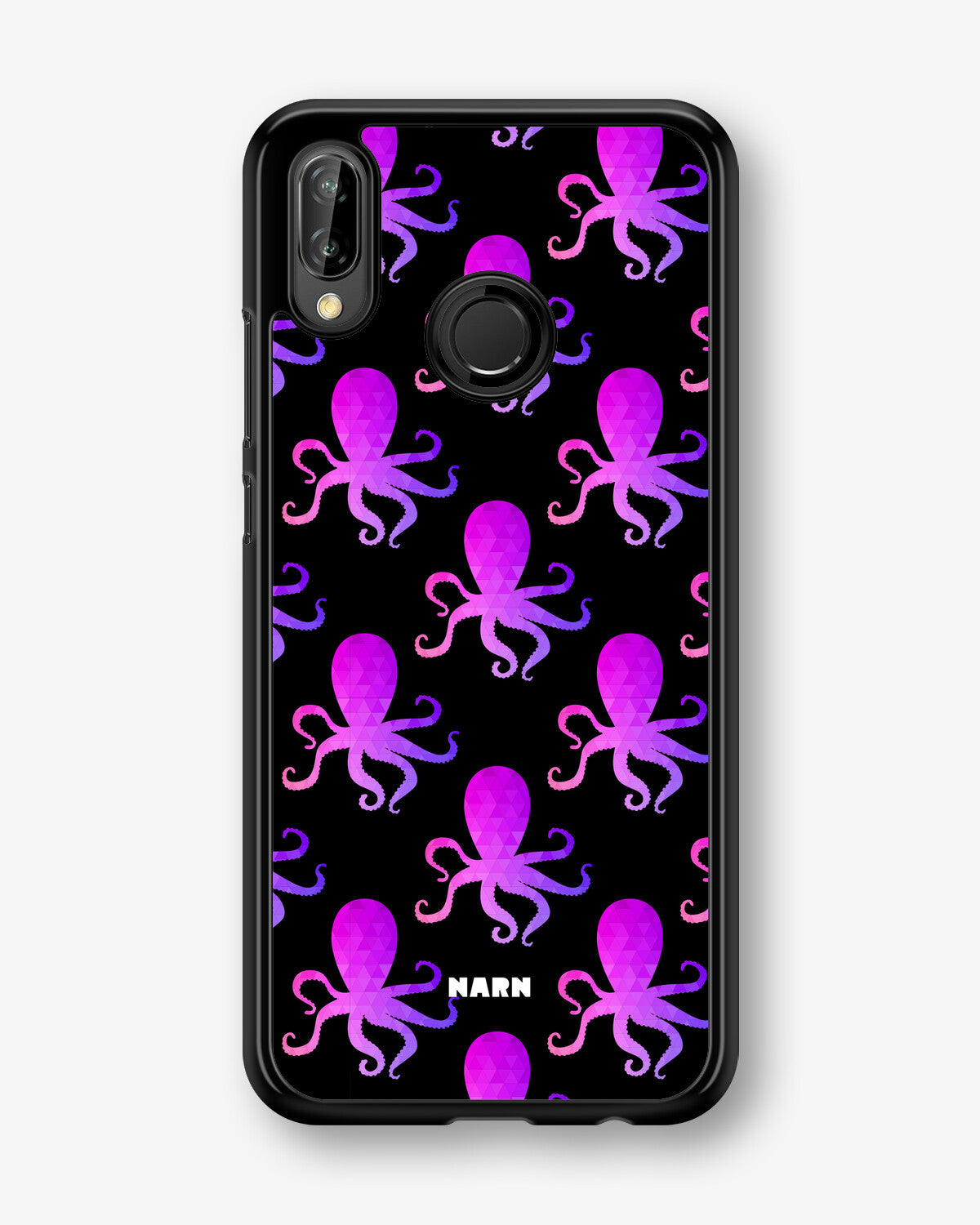 Huawei P20 Lite Hard Case – Octopus Pattern - View 1