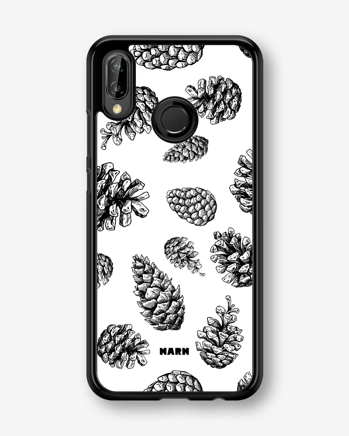 Huawei P20 Lite Hard Case – Pine Cones - View 1