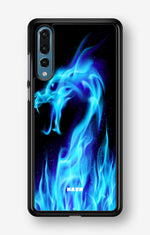Huawei P20 Pro Hard Case – Blue Flames Dragon - View 1