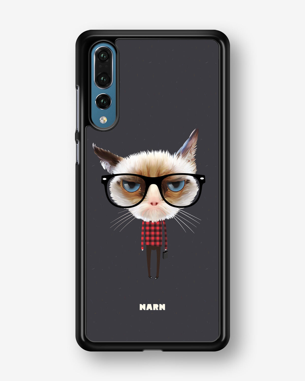 Huawei P20 Pro Hard Case – Hipster Cat - View 1