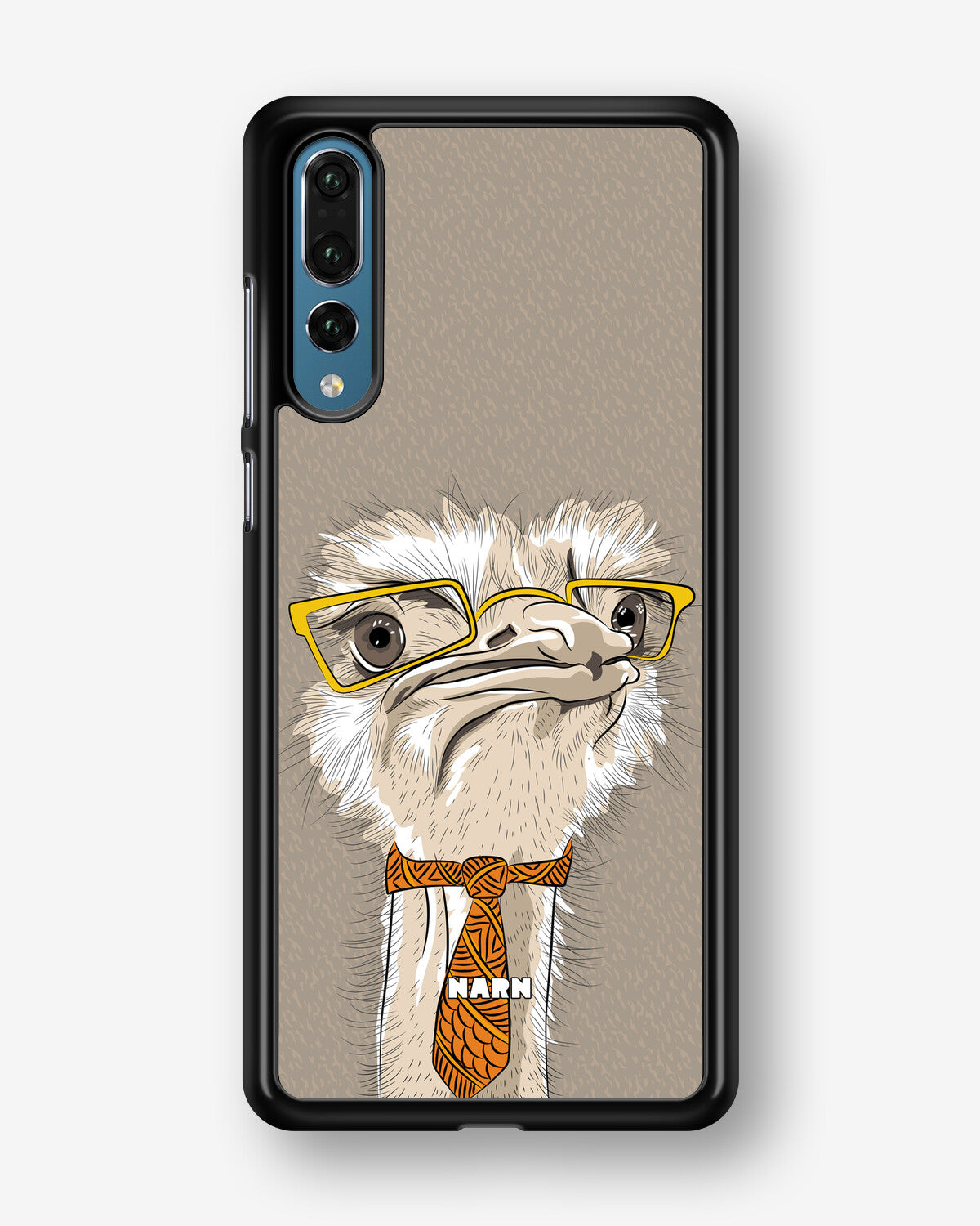 Huawei P20 Pro Hard Case – Hipster Ostrich - View 1