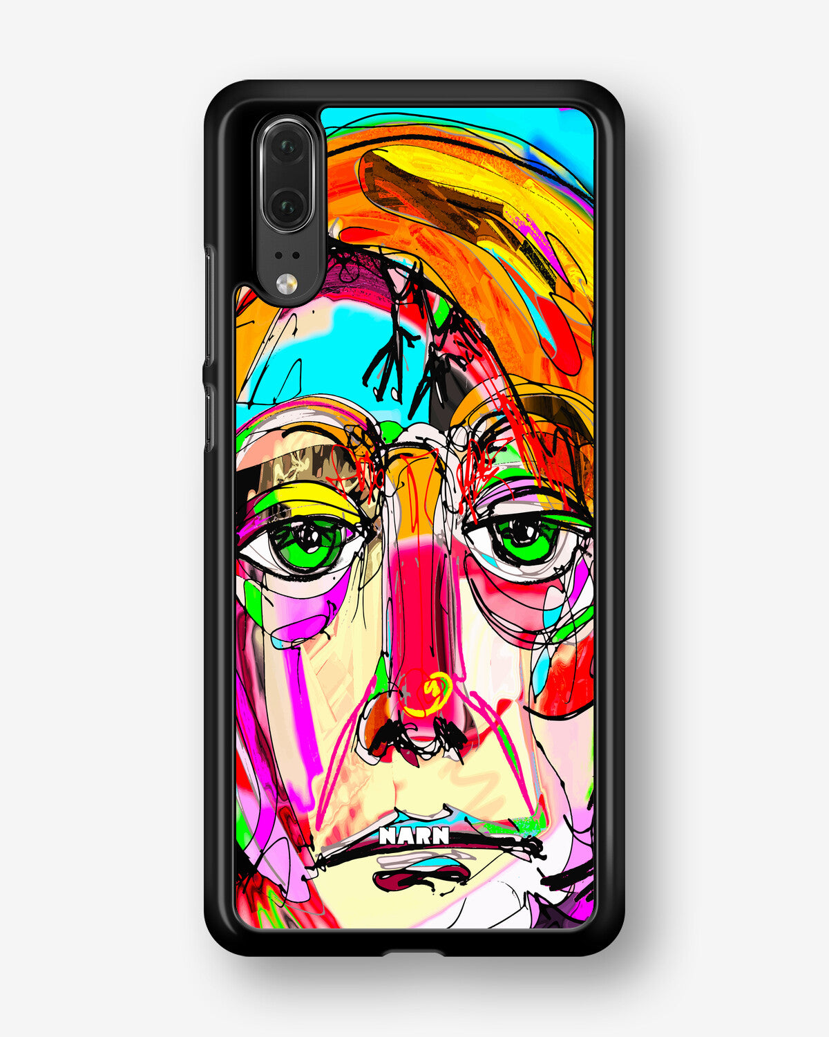 Huawei P20 Hard Case – Abstract Portrait - View 1