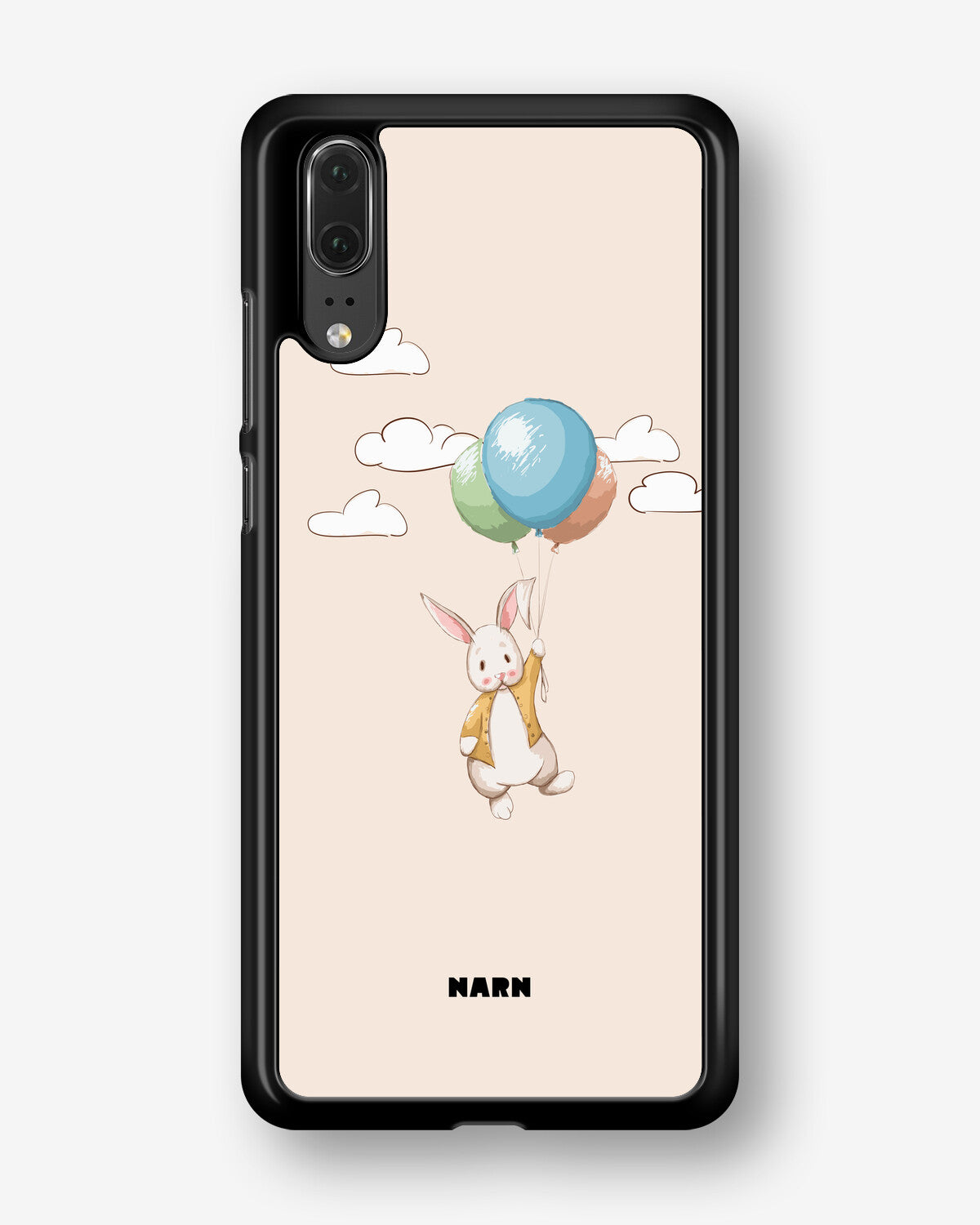 Huawei P20 Hard Case – Flying Rabbit - View 1