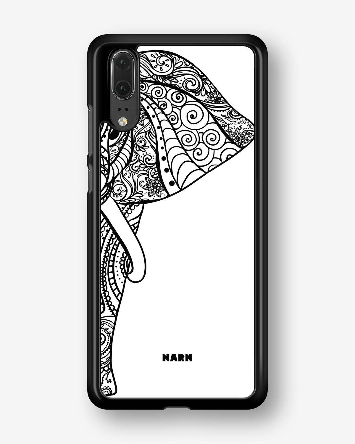 Huawei P20 Hard Case – Mandala Elephant - View 1