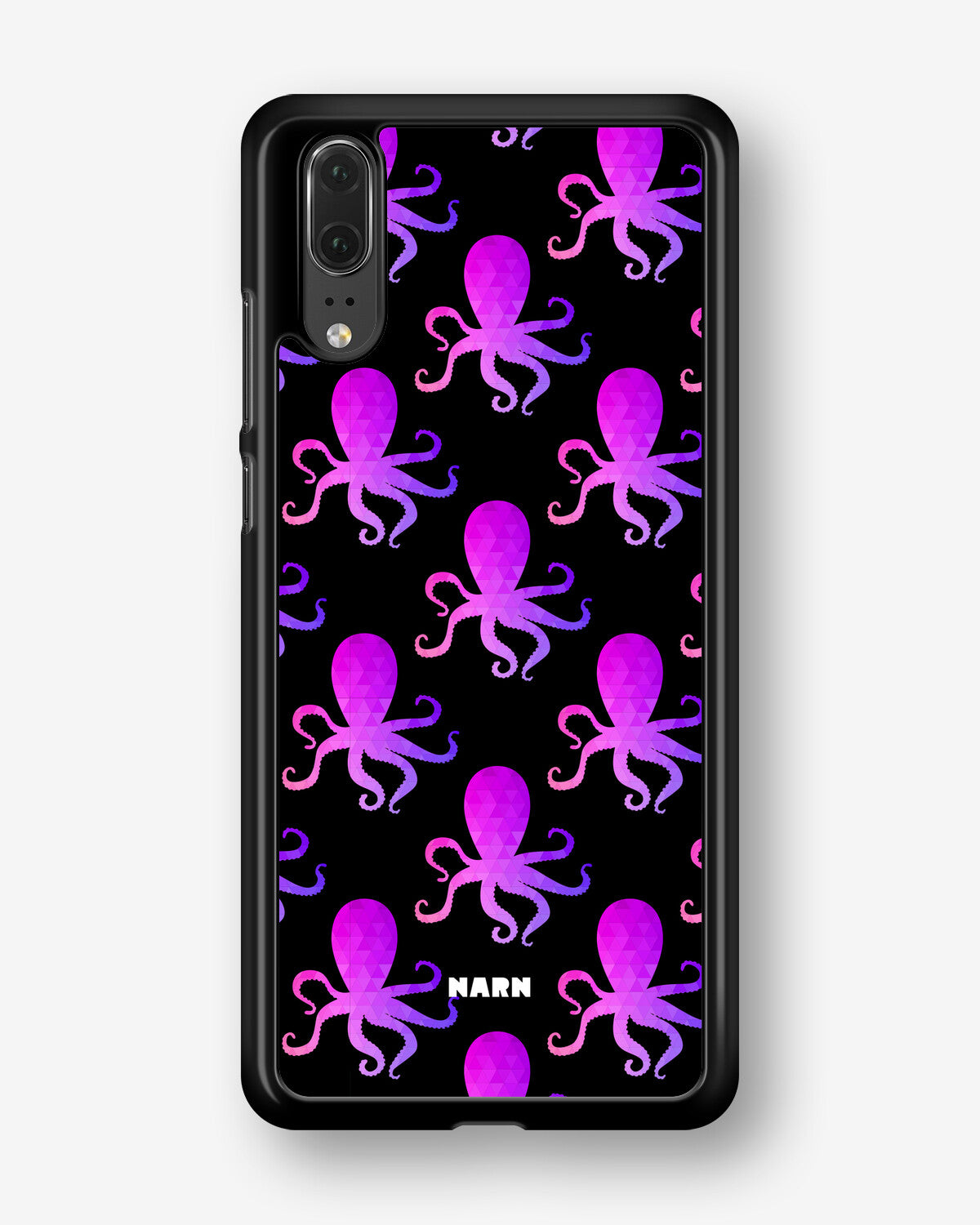 Huawei P20 Hard Case – Octopus Pattern - View 1