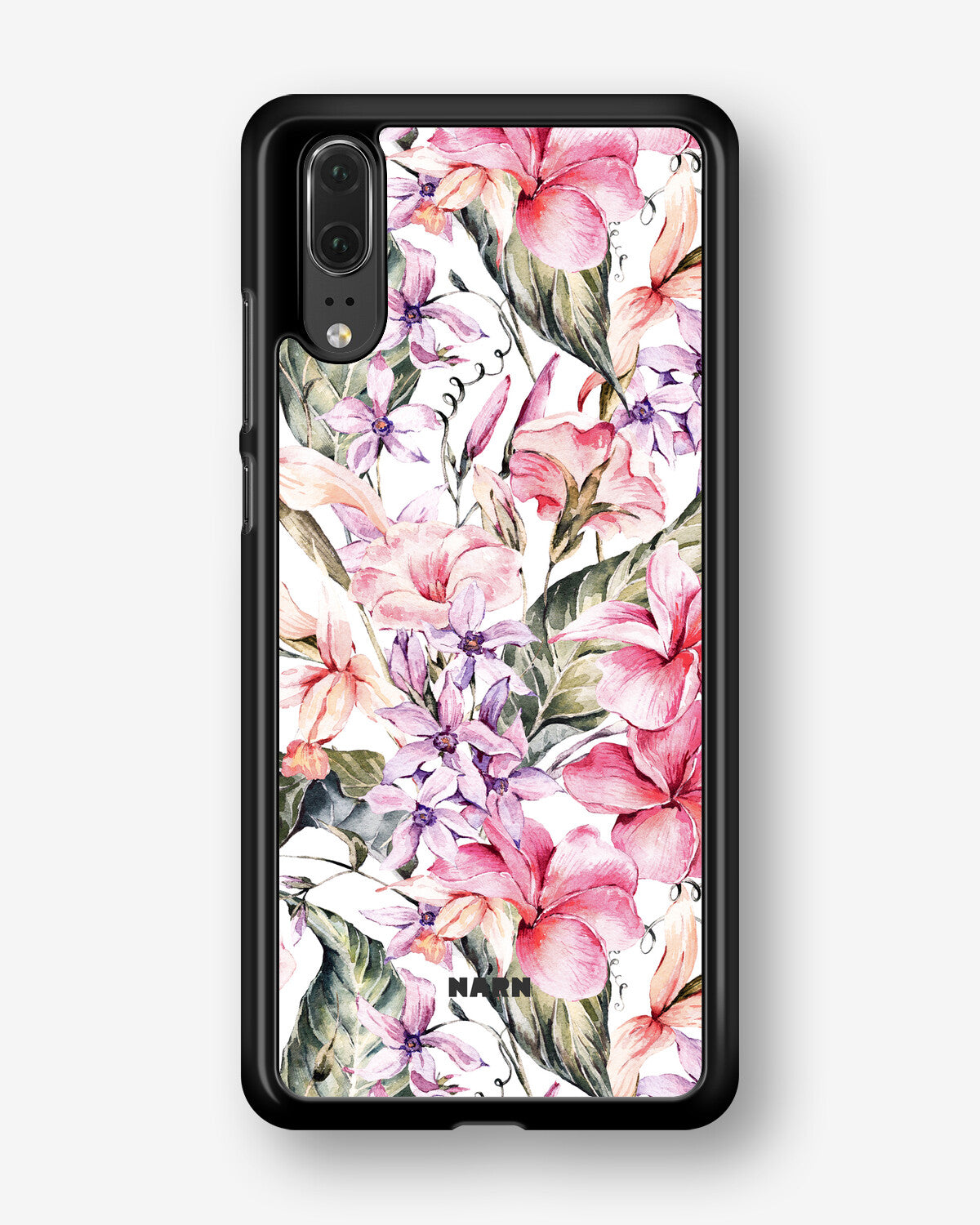 Huawei P20 Hard Case – Watercolor Flowers - View 1