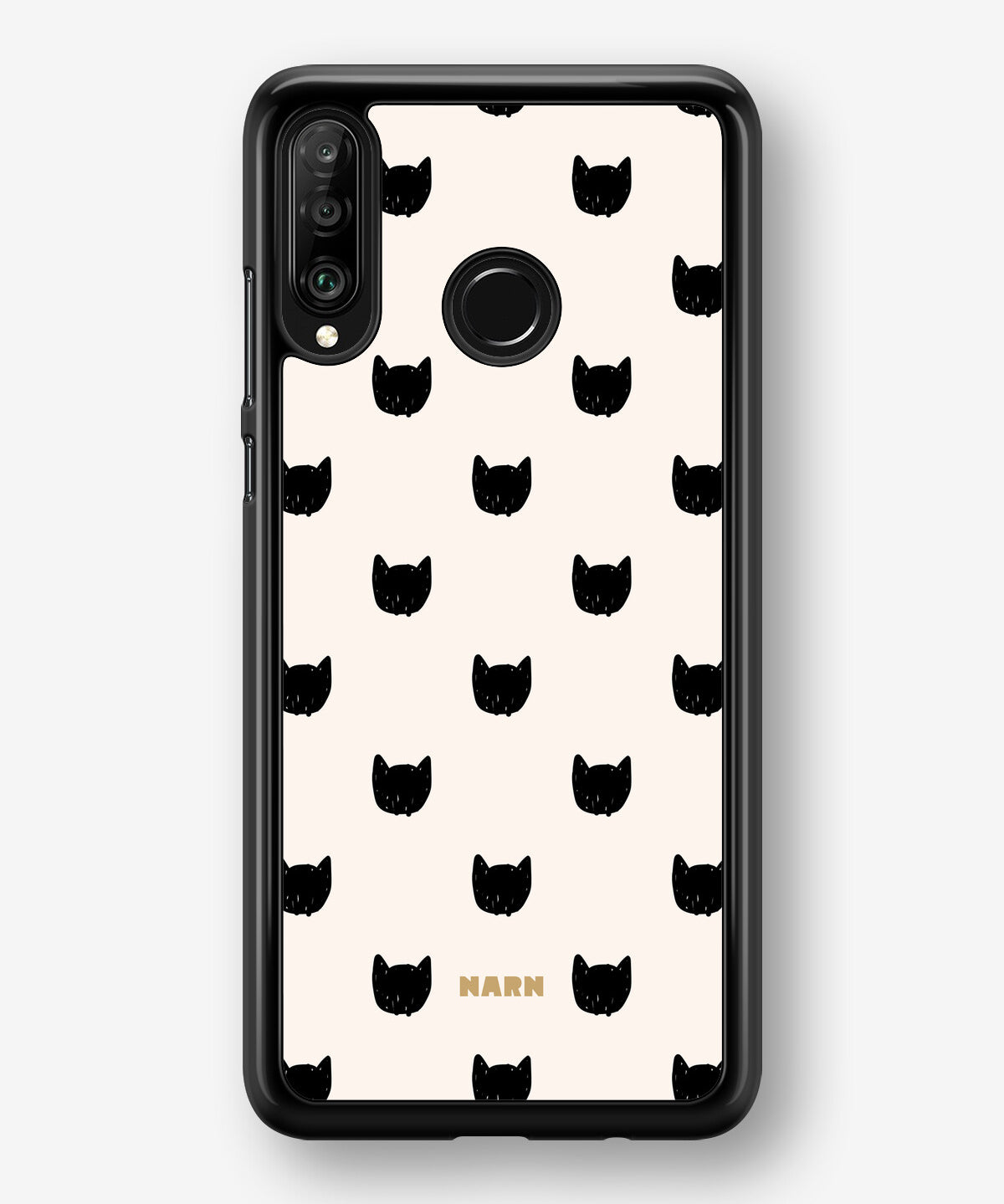 Huawei P30 Lite Hard Case – Kitty Dots - View 1