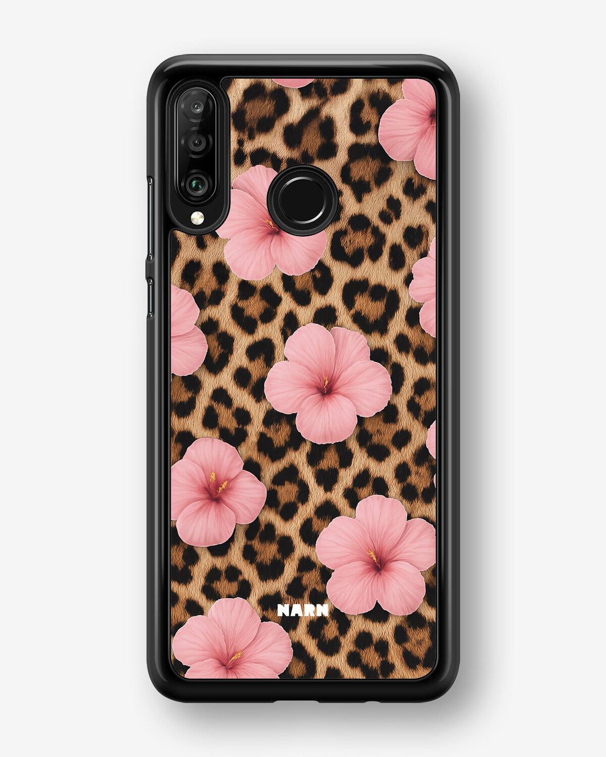 Huawei P30 Lite Hard Case – Leopard Flower - View 1