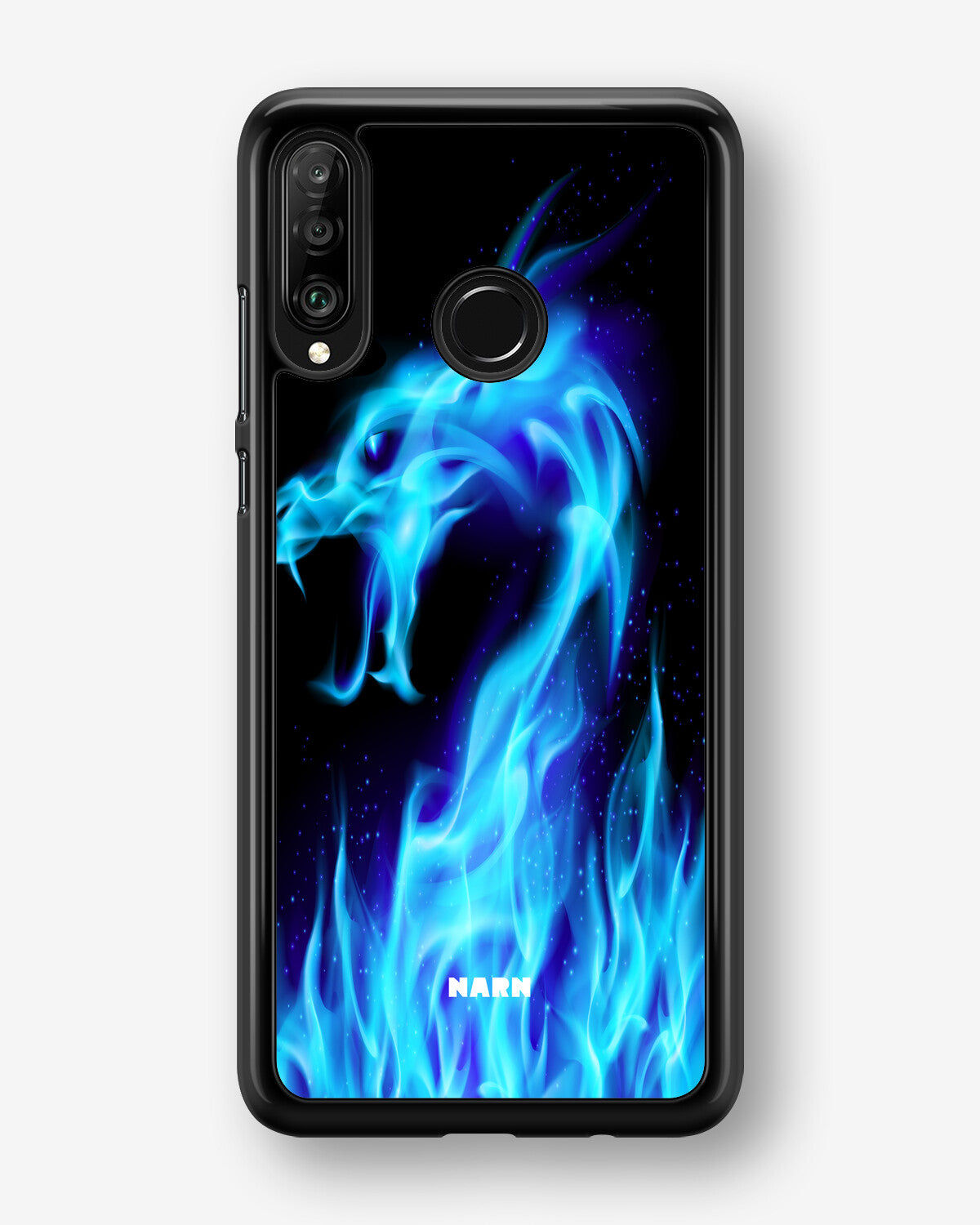 Huawei P30 Lite Hard Case – Blue Flames Dragon - View 1