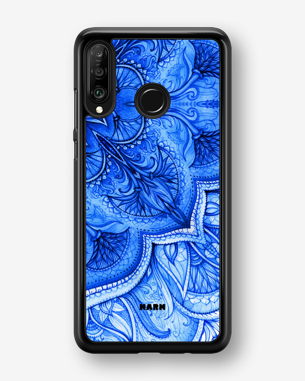 Huawei P30 Lite Hard Case – Blue Vintage - View 1