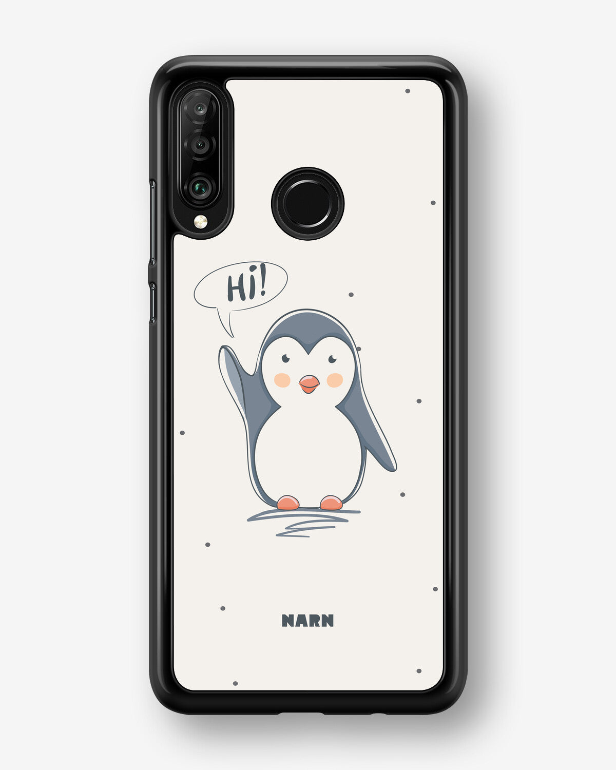 Huawei P30 Lite Hard Case – Cute Penguin - View 1
