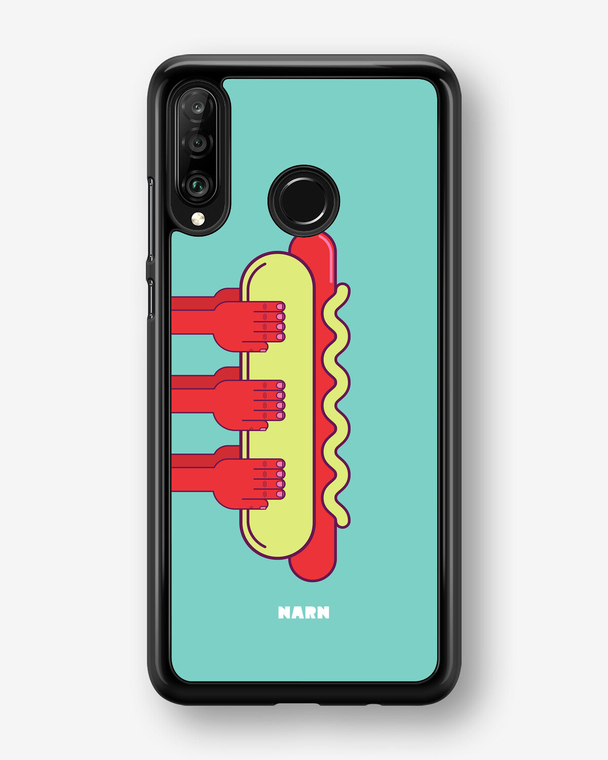 Huawei P30 Lite Hard Case – Hot Dog - View 1