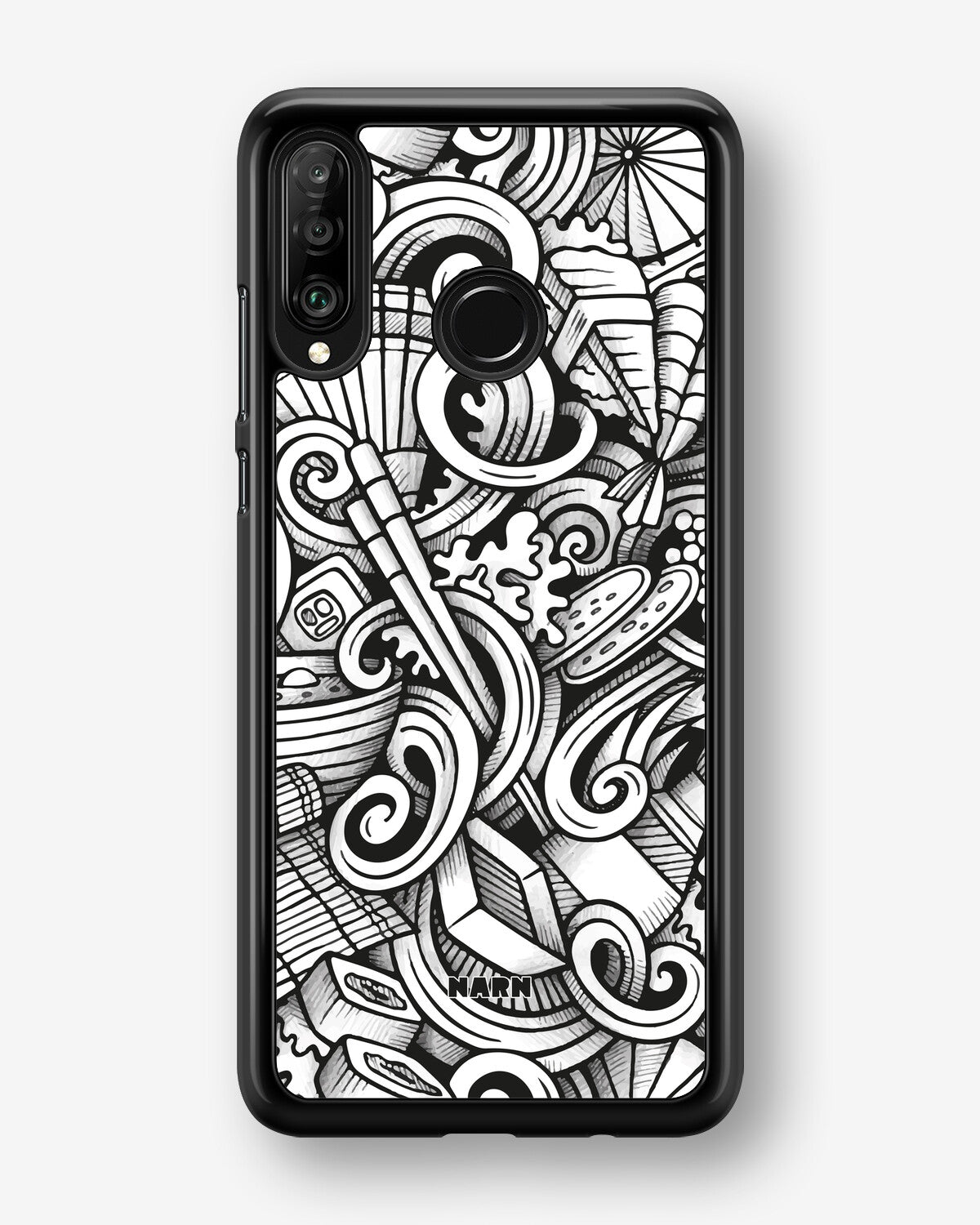 Huawei P30 Lite Hard Case – Japanese Pattern - View 1