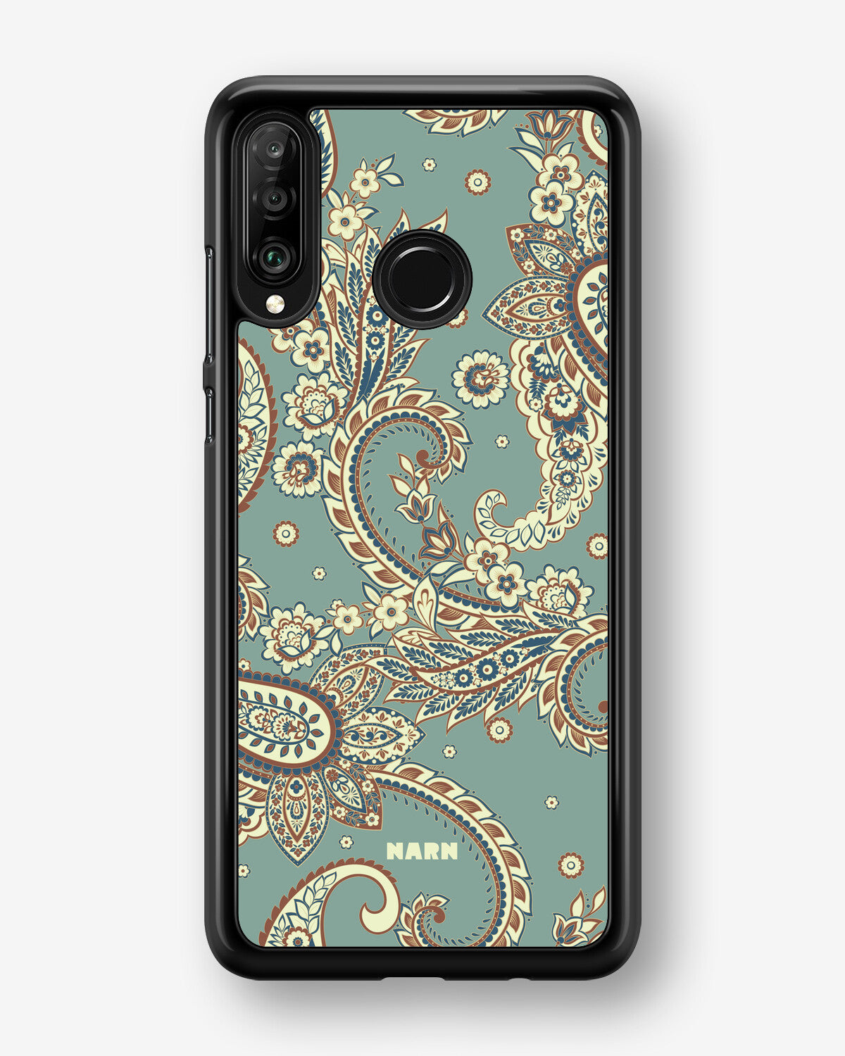 Huawei P30 Lite Hard Case – Paisley Green - View 1
