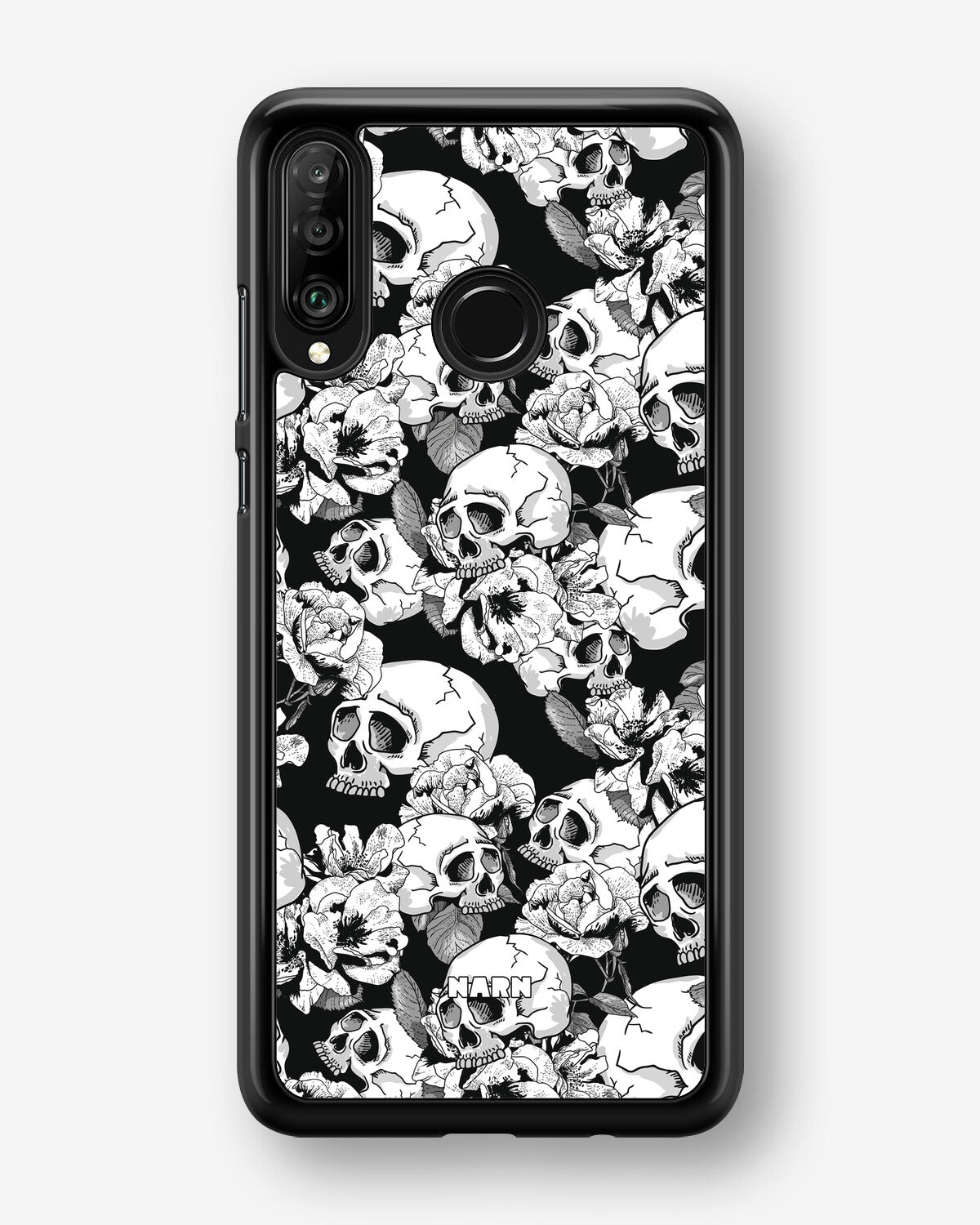 Huawei P30 Lite Hard Case – Skull Garden - View 1