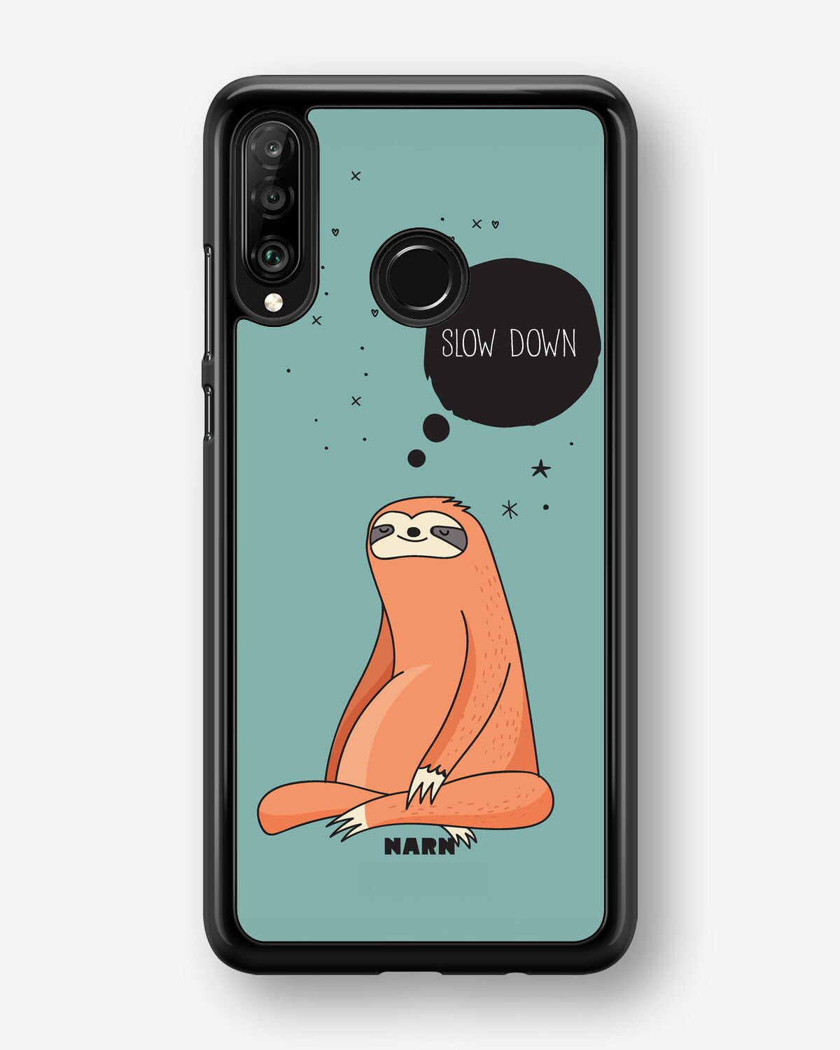 Huawei P30 Lite Hard Case – Slow Down Sloth - View 1