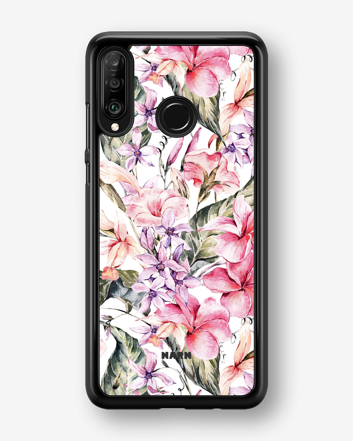 Huawei P30 Lite Hard Case – Watercolor Flowers - View 1