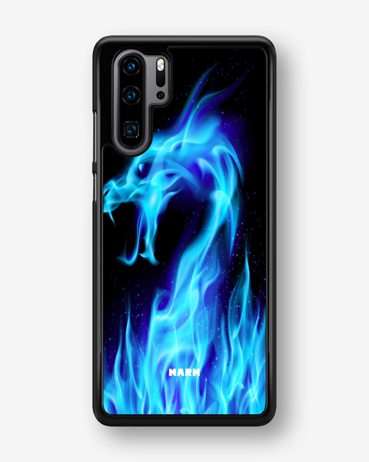 Huawei P30 Pro Hard Case – Blue Flames Dragon - View 1