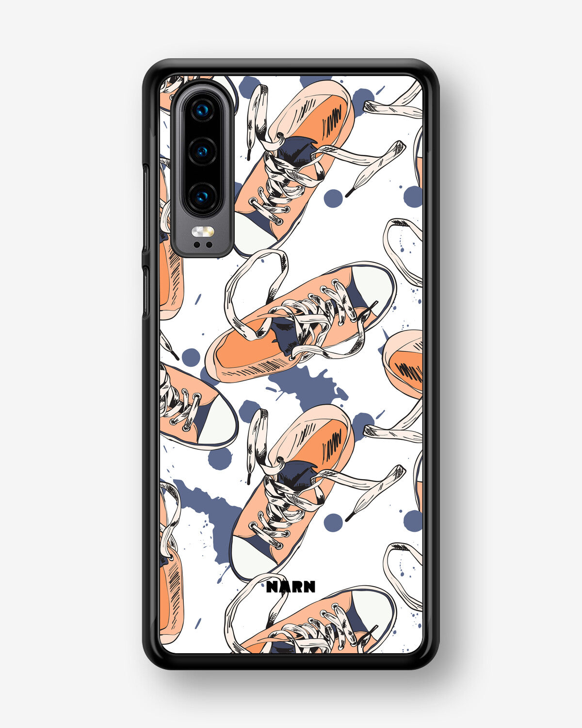 Huawei P30 Hard Case – Apricot Sneakers - View 1