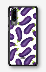Huawei P30 Hard Case – Eggplant Pattern - View 1