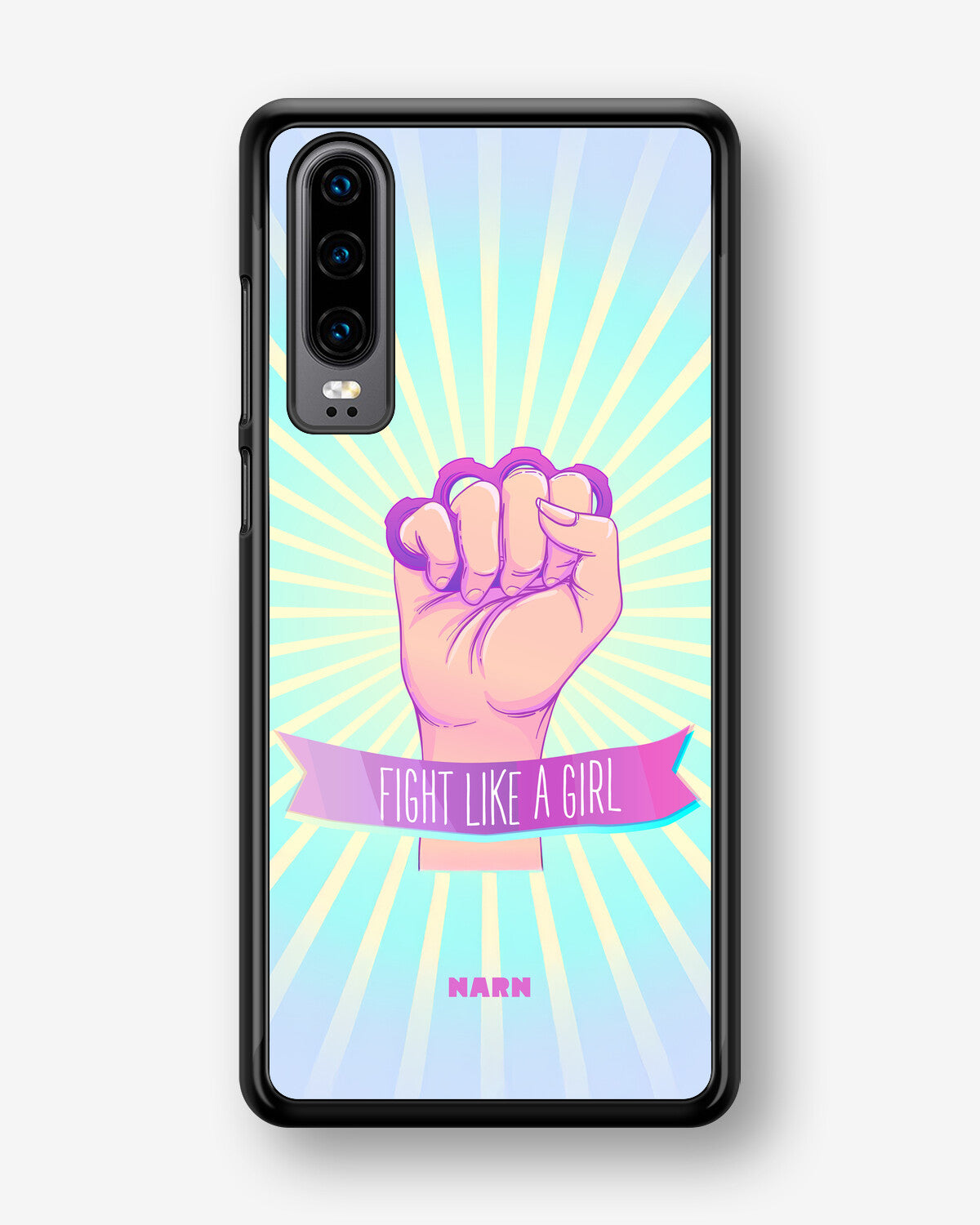 Huawei P30 Hard Case – Fight Like A Girl - View 1