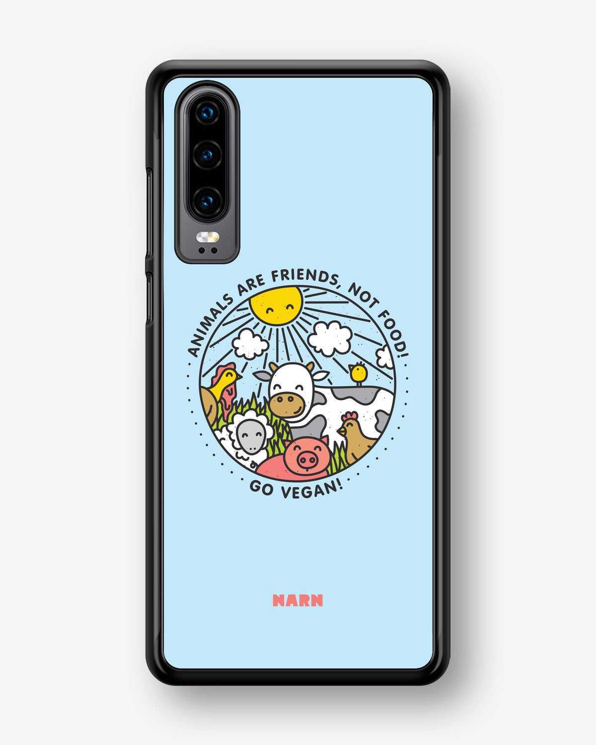 Huawei P30 Hard Case – Friends, Not Food - View 1