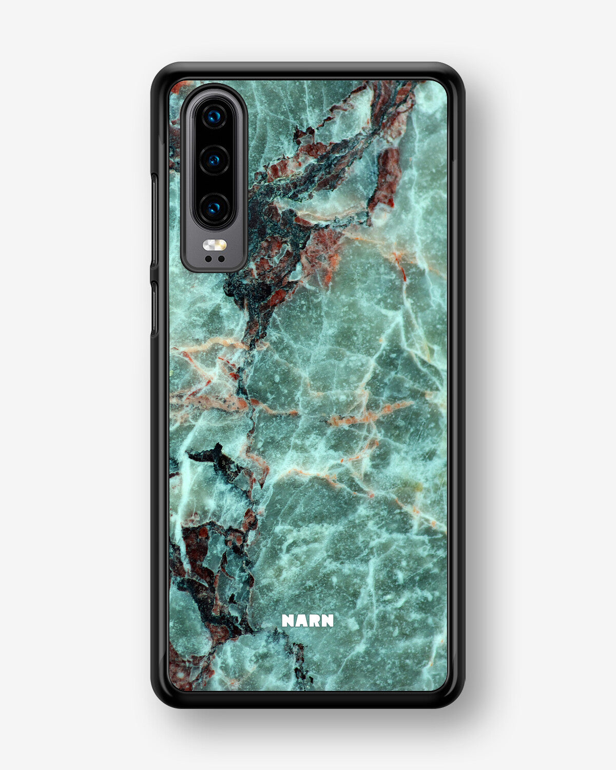 Huawei P30 Hard Case – Green Marble - View 1