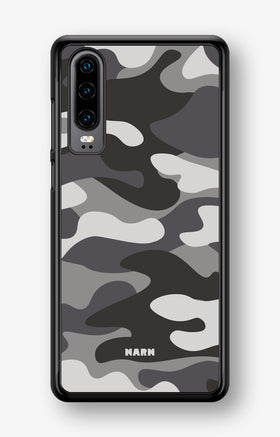 Huawei P30 Hard Case – Grey Camo - View 1