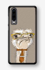Huawei P30 Hard Case – Hipster Ostrich - View 1