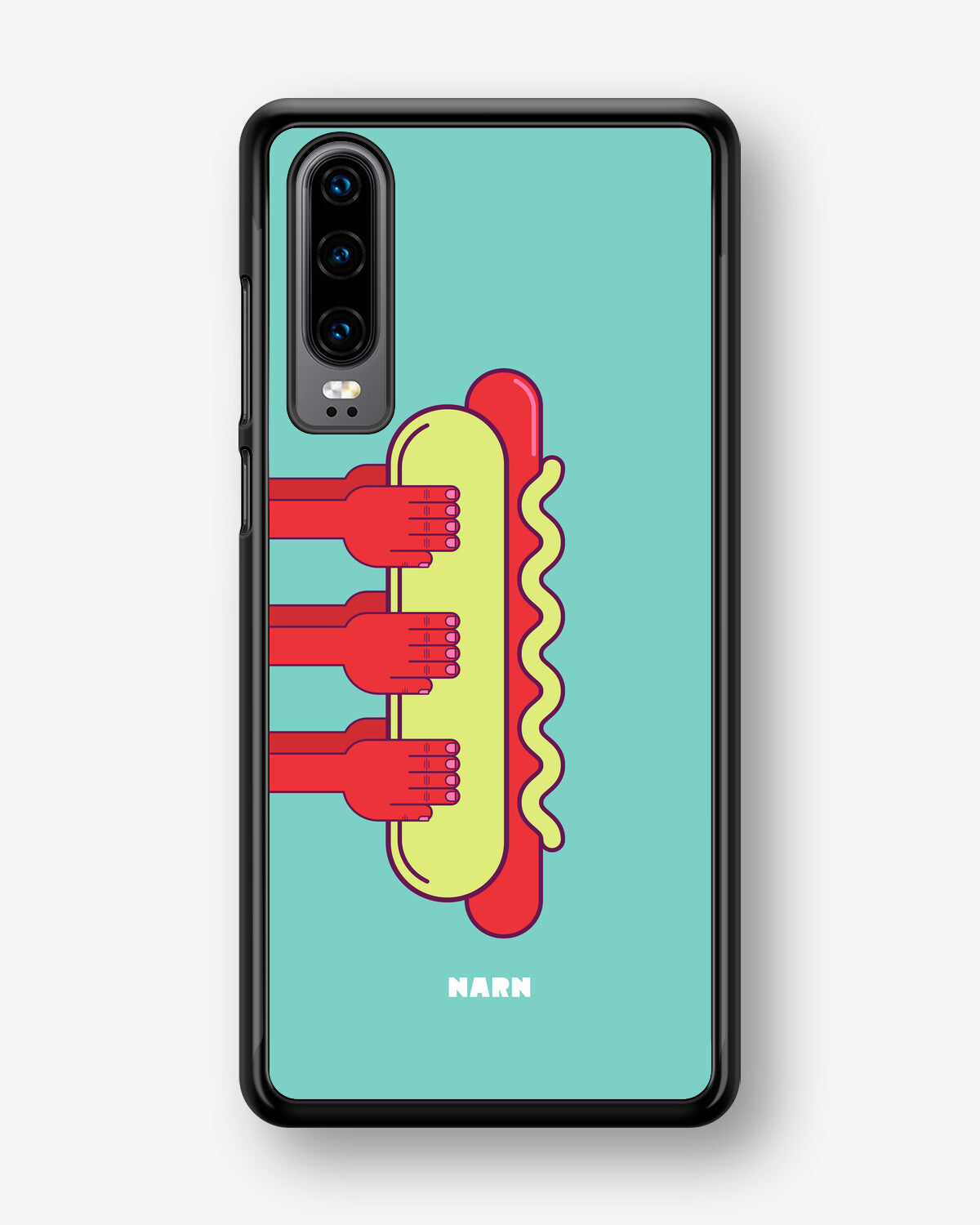 Huawei P30 Hard Case – Hot Dog - View 1