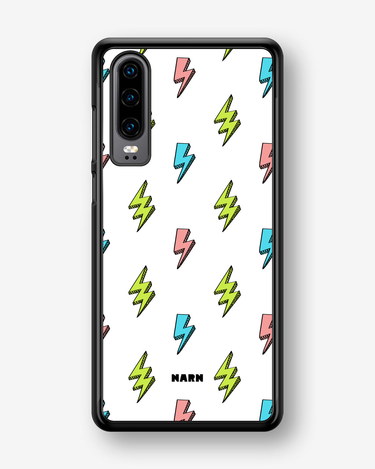 Huawei P30 Hard Case – Lightning Bolts - View 1