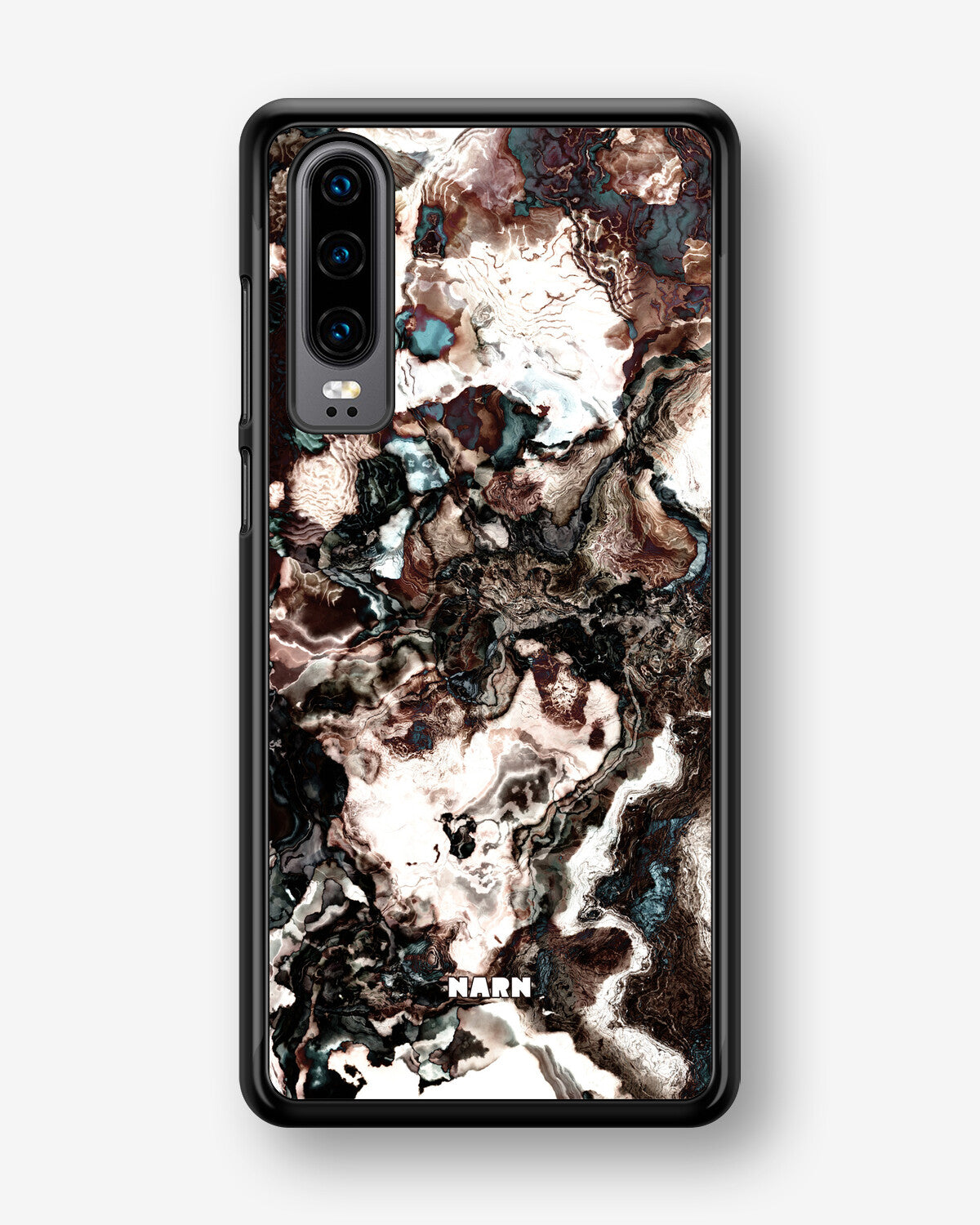 Huawei P30 Hard Case – Marble Brown - View 1