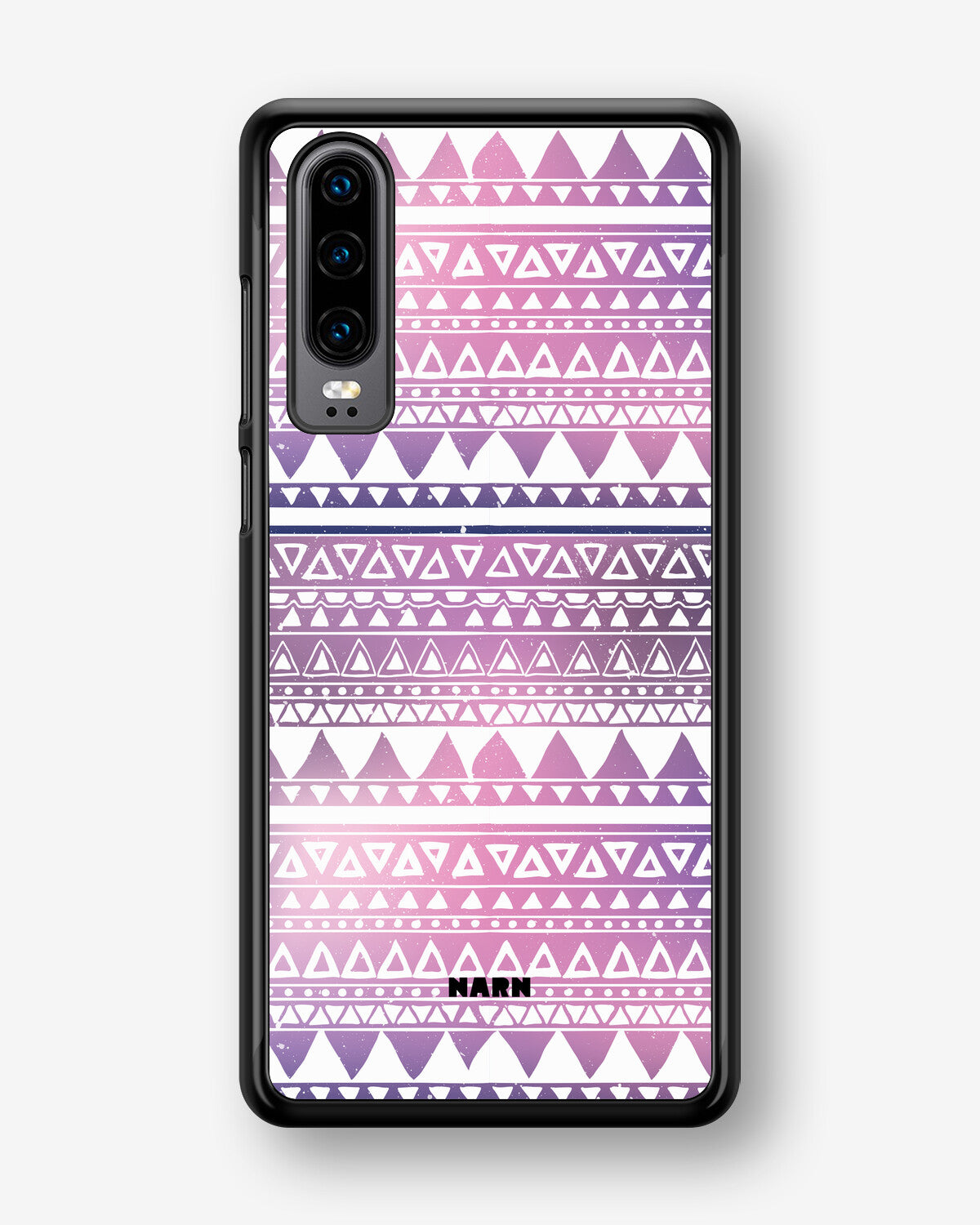 Huawei P30 Hard Case – Purple Aztec - View 1