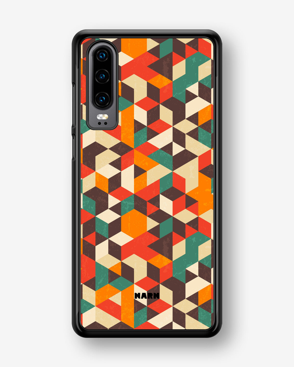Huawei P30 Hard Case – Retro Geometric - View 1