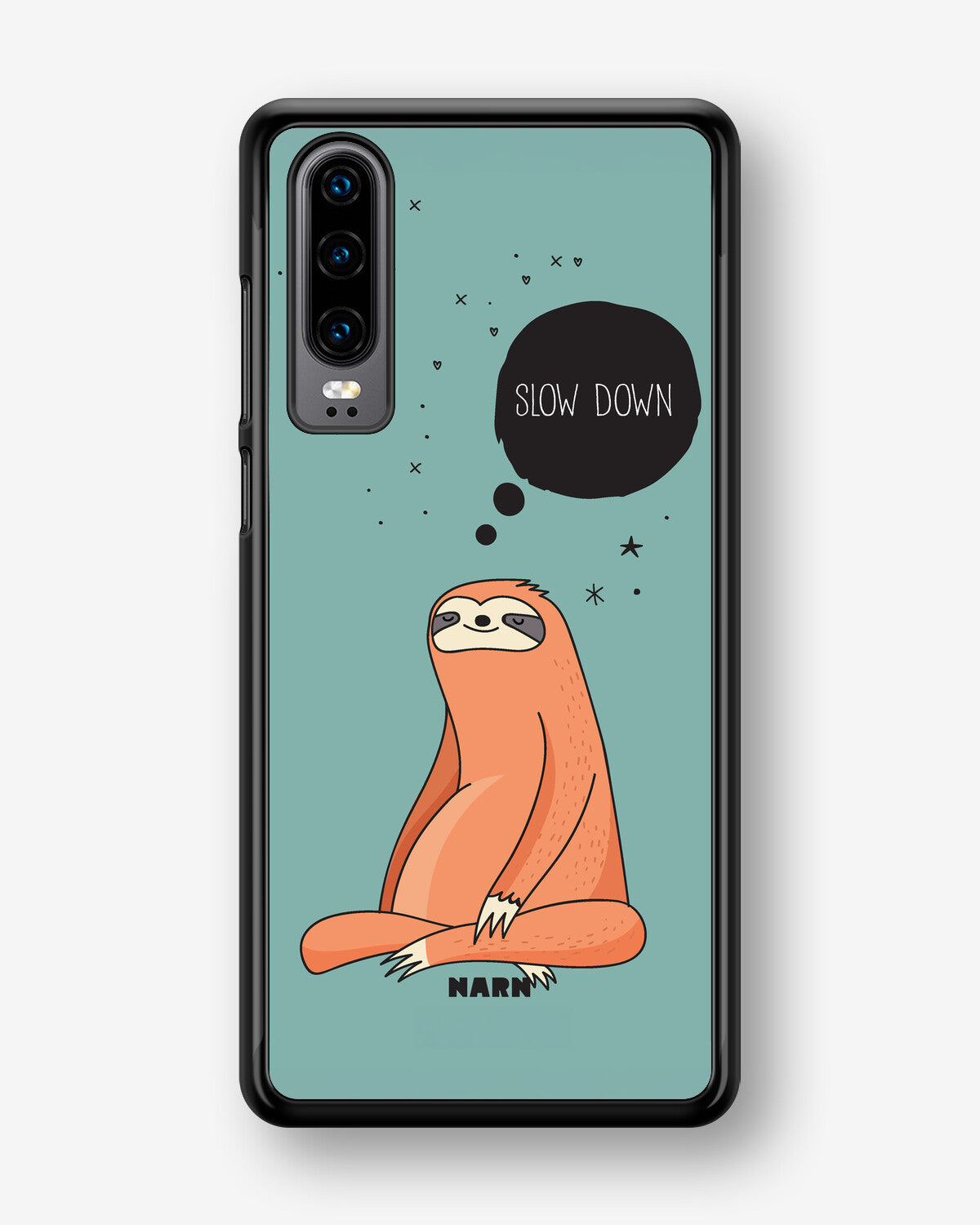 Huawei P30 Hard Case – Slow Down Sloth - View 1