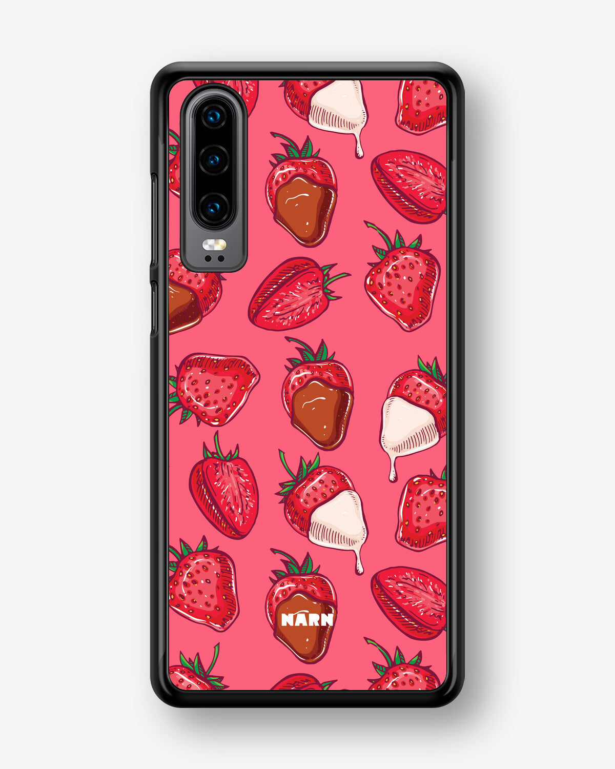 Huawei P30 Hard Case – Strawberry Chocolate - View 1
