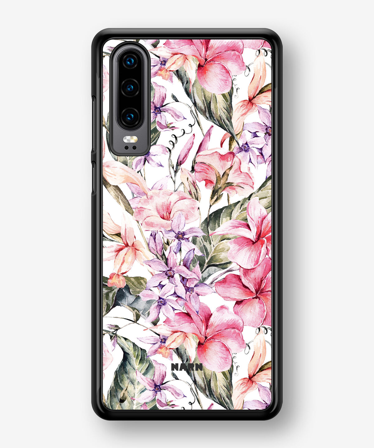 Huawei P30 Hard Case – Watercolor Flowers - View 1