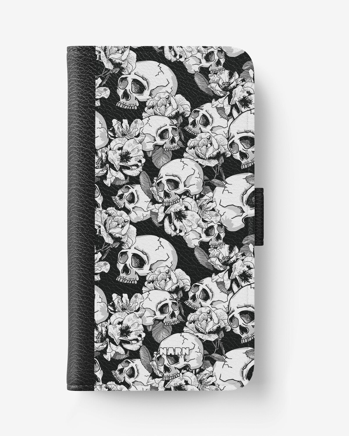 Huawei Y6 2019 Wallet Case - Skull Garden - View 1