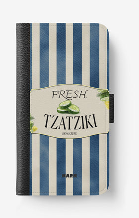 Huawei Y6 2019 Wallet Case - Greek Blues - View 1