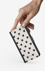 Huawei Y6 2019 Wallet Case - Kitty Dots - View 2