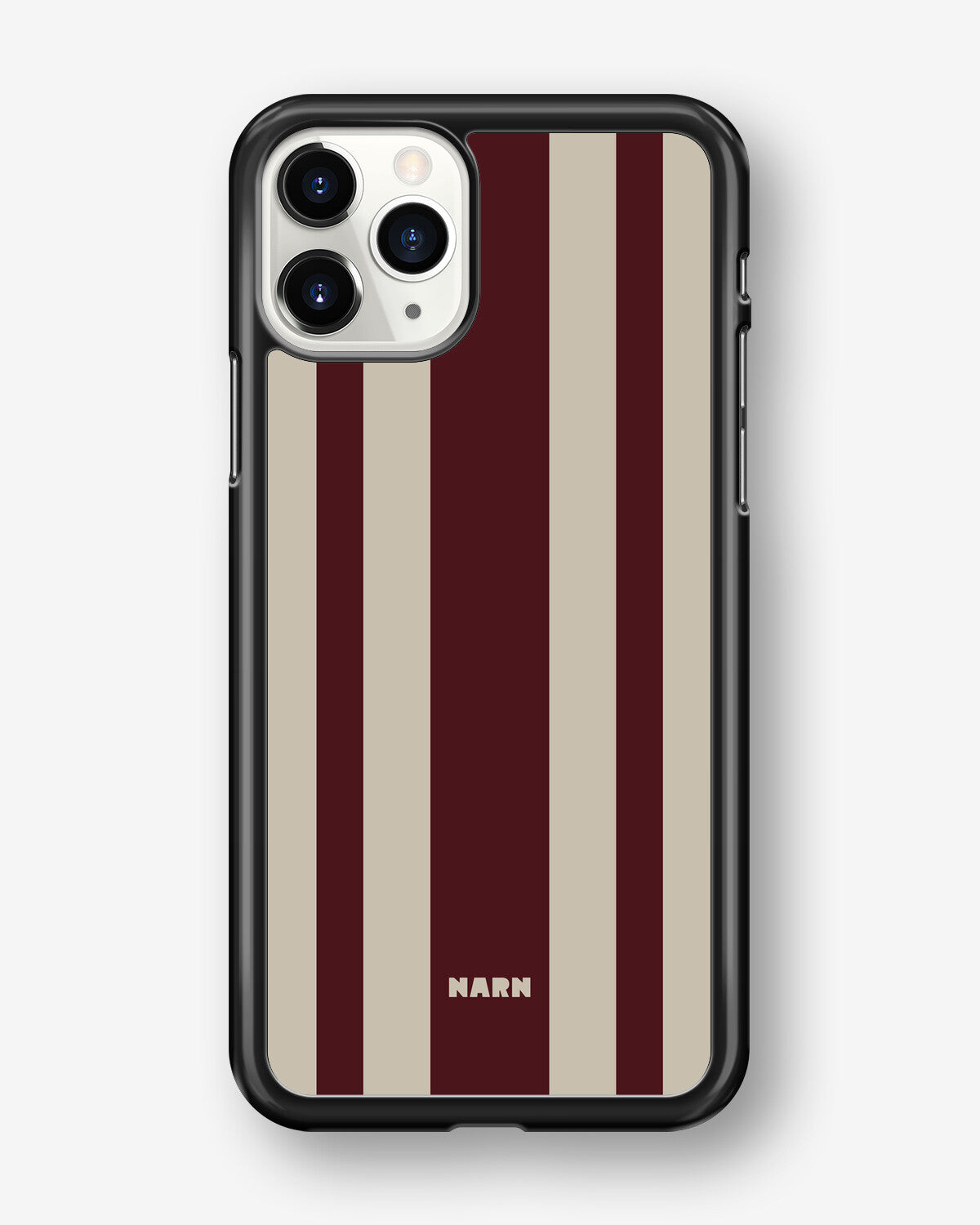 iPhone 11 Pro Hard Case – Bordeaux Stripe - View 1