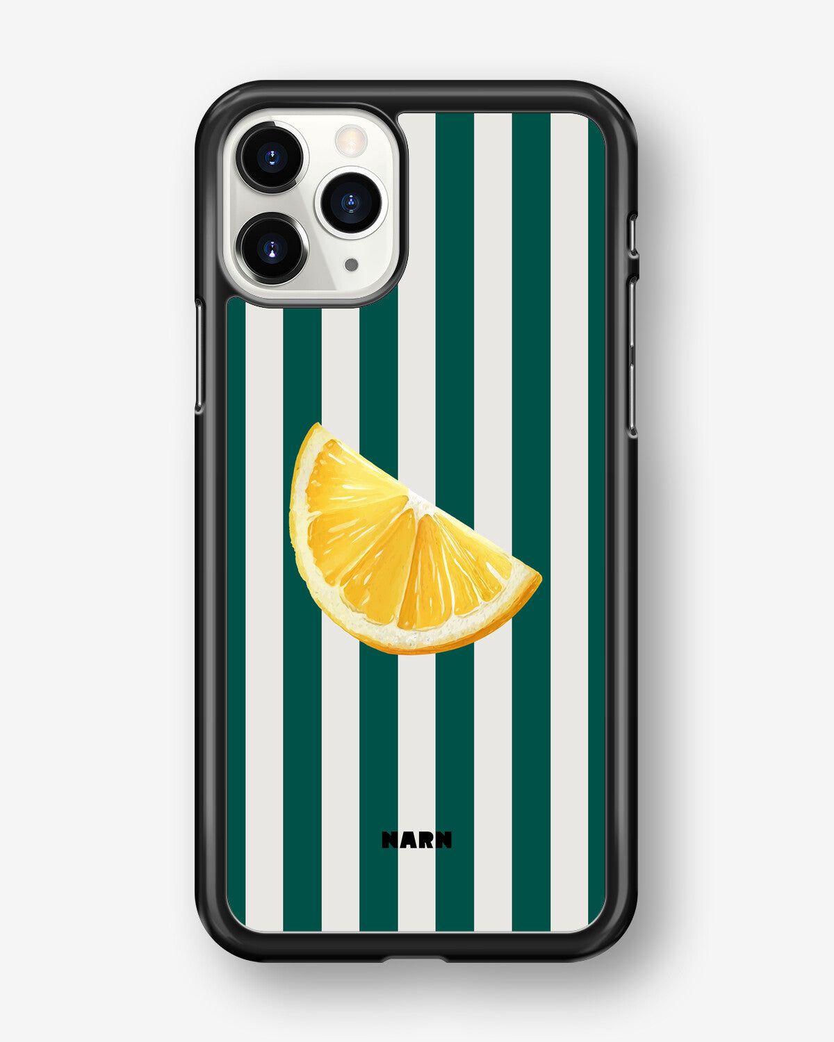 iPhone 11 Pro Hard Case – Lemon Stripes - View 1